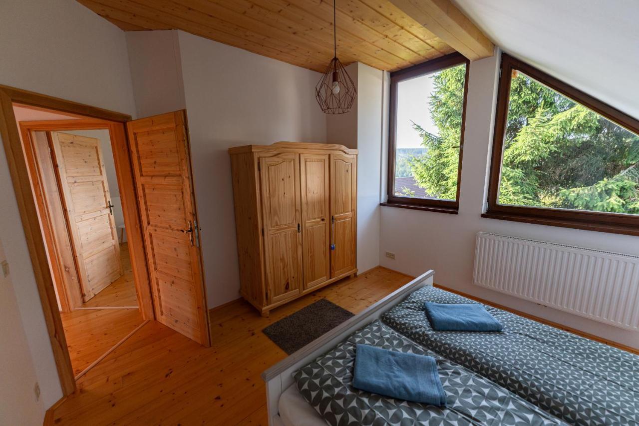 Moderni Sumavska Roubenka S Vyhledem Na Boubin Villa Vimperk Exterior photo