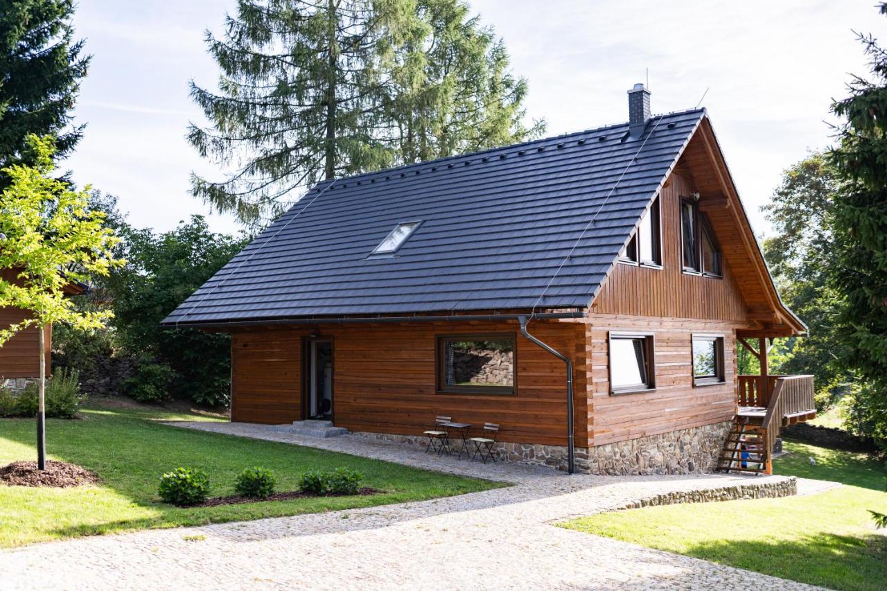Moderni Sumavska Roubenka S Vyhledem Na Boubin Villa Vimperk Exterior photo