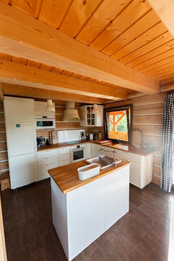 Moderni Sumavska Roubenka S Vyhledem Na Boubin Villa Vimperk Exterior photo