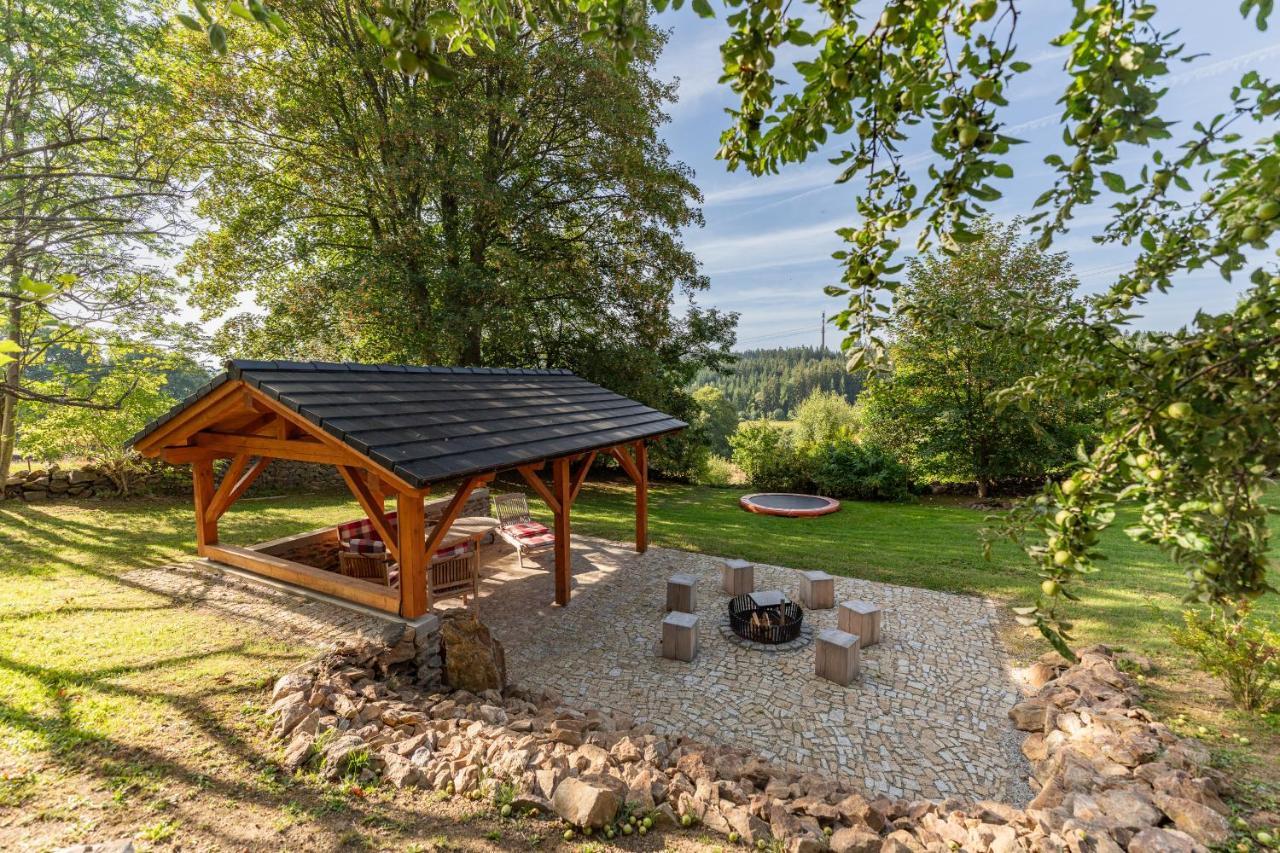 Moderni Sumavska Roubenka S Vyhledem Na Boubin Villa Vimperk Exterior photo